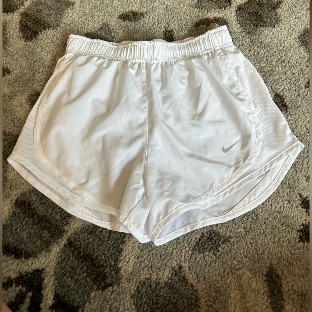 Nike DriFit Tempo Shorts White